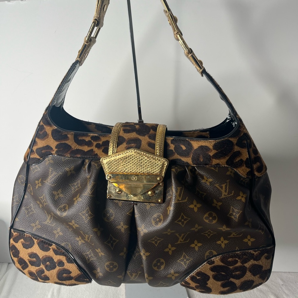 Louis Vuitton Monogram Canvas-Karung and Leopard Print Calfhair Limited Edition